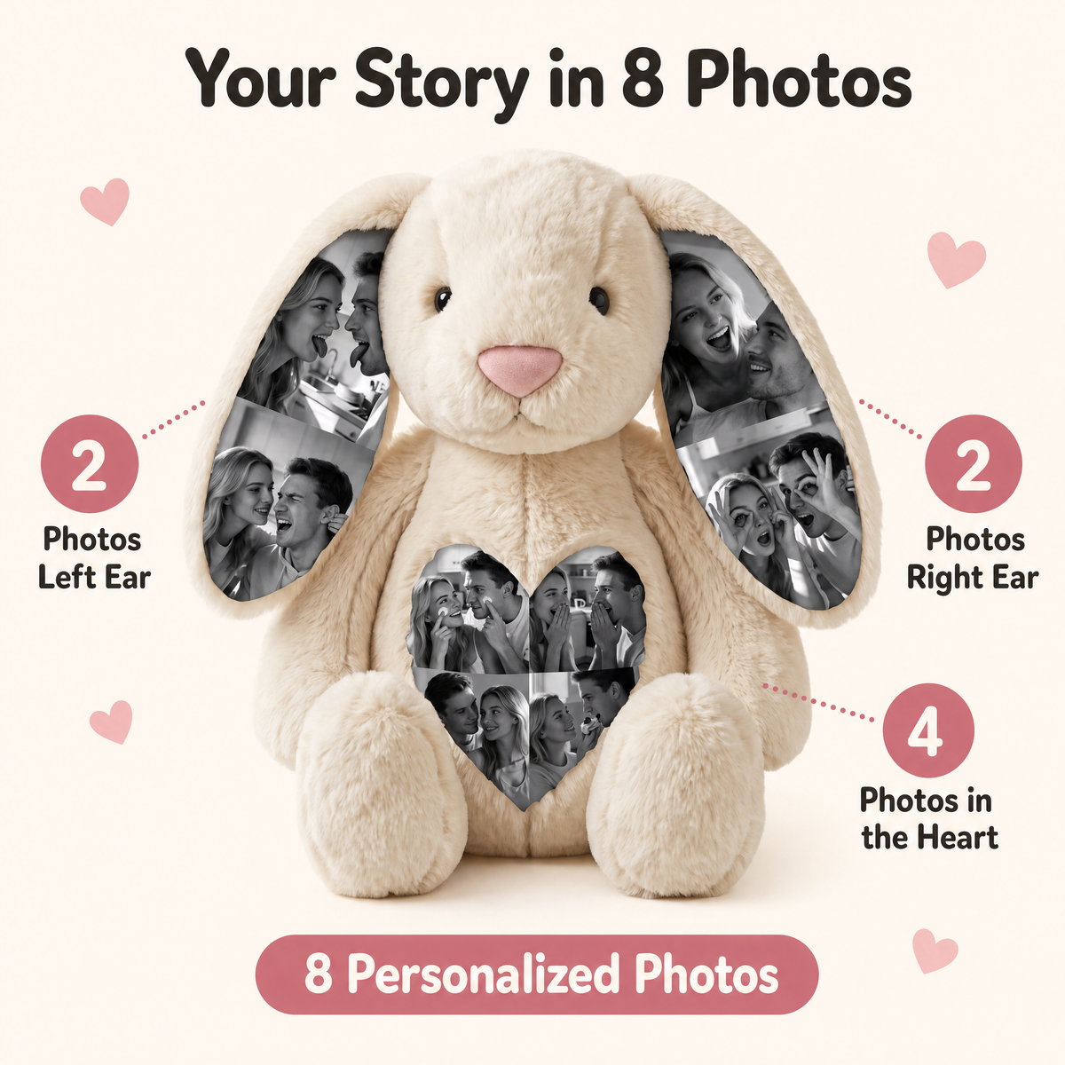 Personalized Bunny With Your Photos