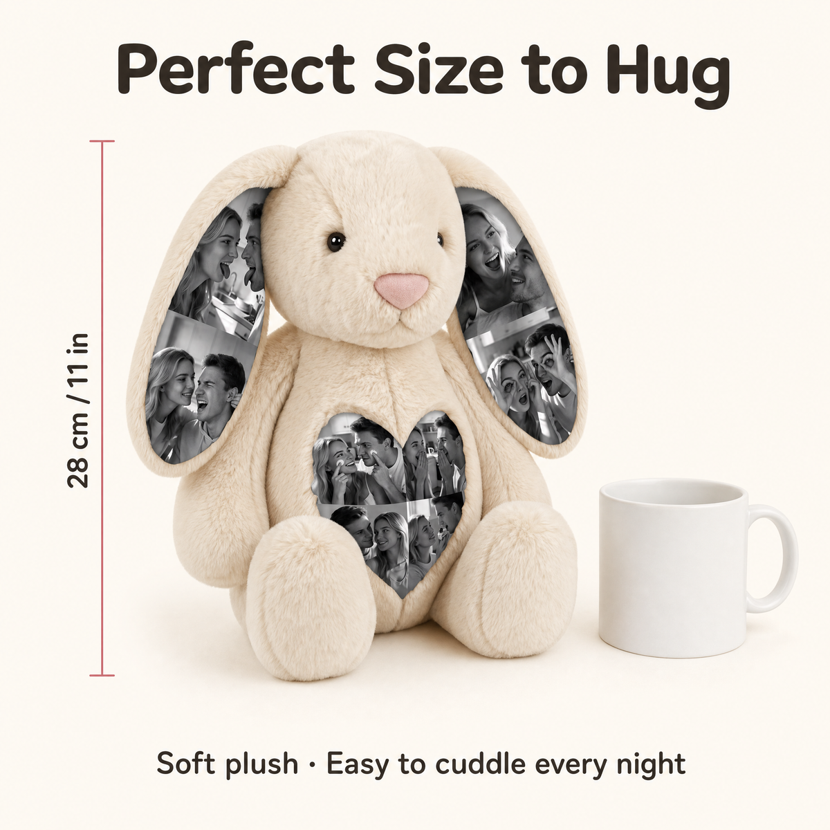 Personalized Bunny With Your Photos